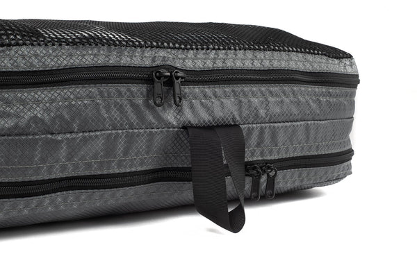 Large or Small Laundry Packing Cube in Graphite Piscine